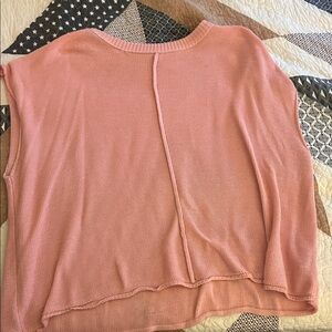 SHEIN Pink Short Sleeve Top